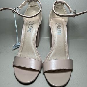 Tan strap heel classic tan / cream